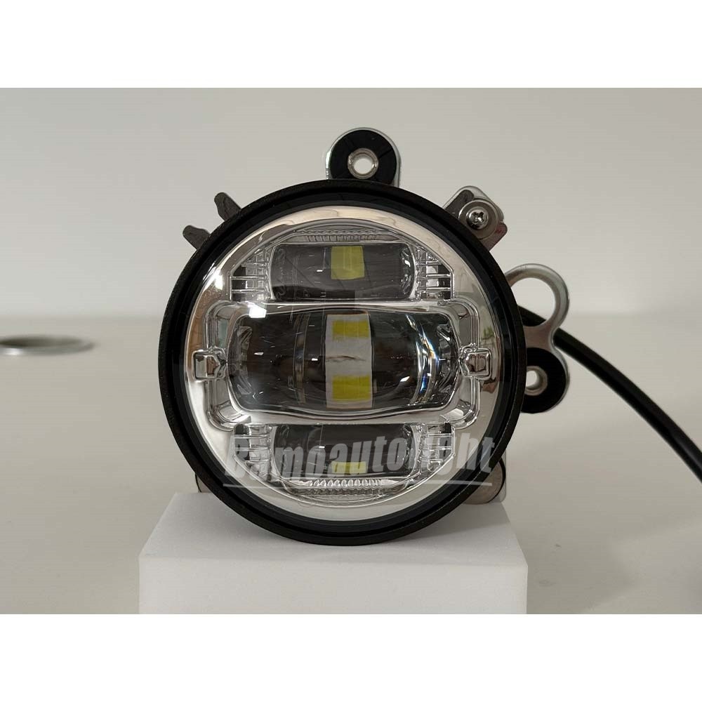 2X Chrome LED Fog Lights For Honda GL1800 Goldwing 1800 2002-2010 Plug and Play