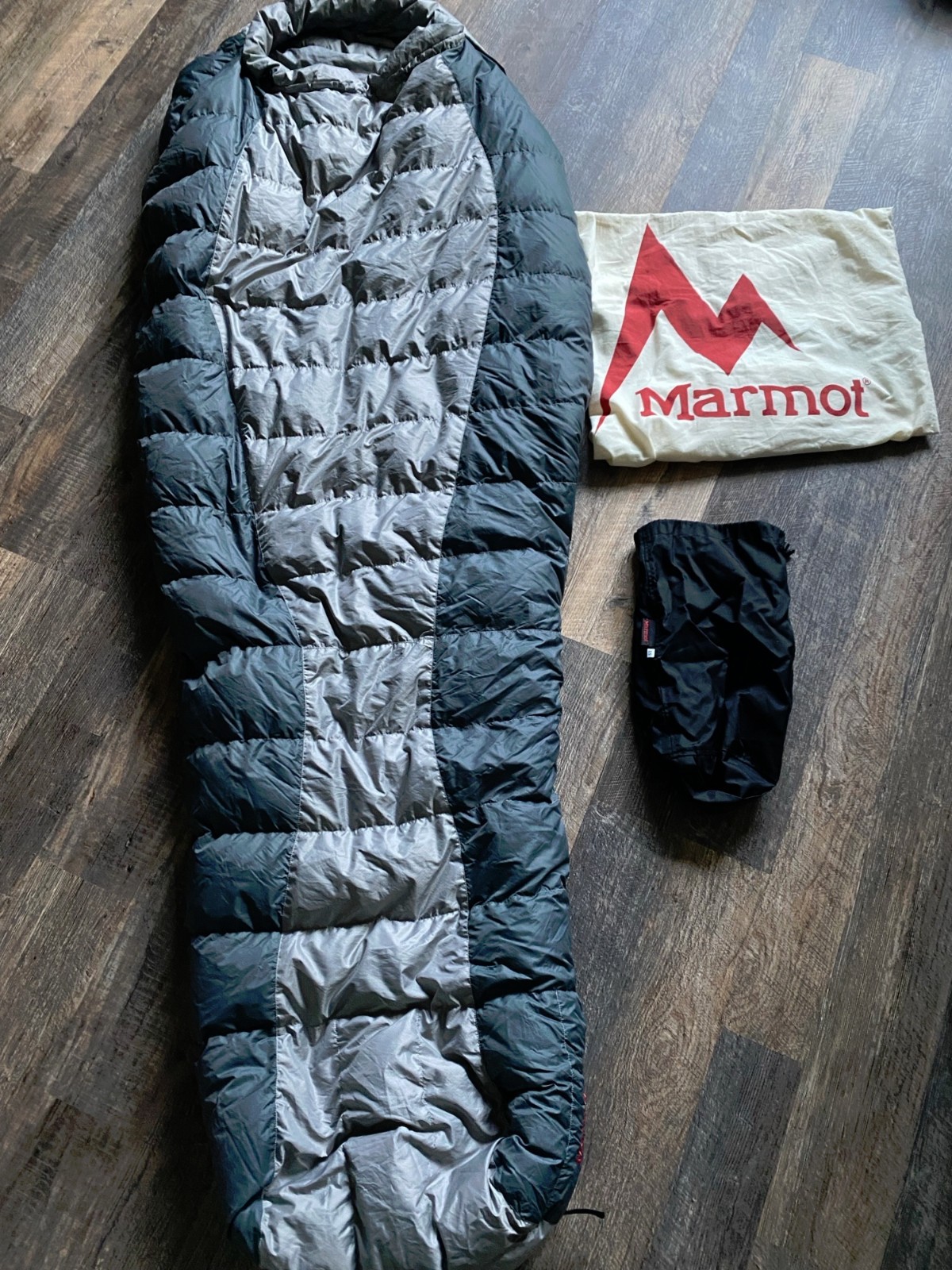 Marmot Arroyo Goose Down Sleeping Bag 30 Degree Left Zip 82"x33.5"