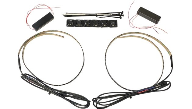 Custom Dynamics Dual Intensity Side Firing Auxiliary LED Strips