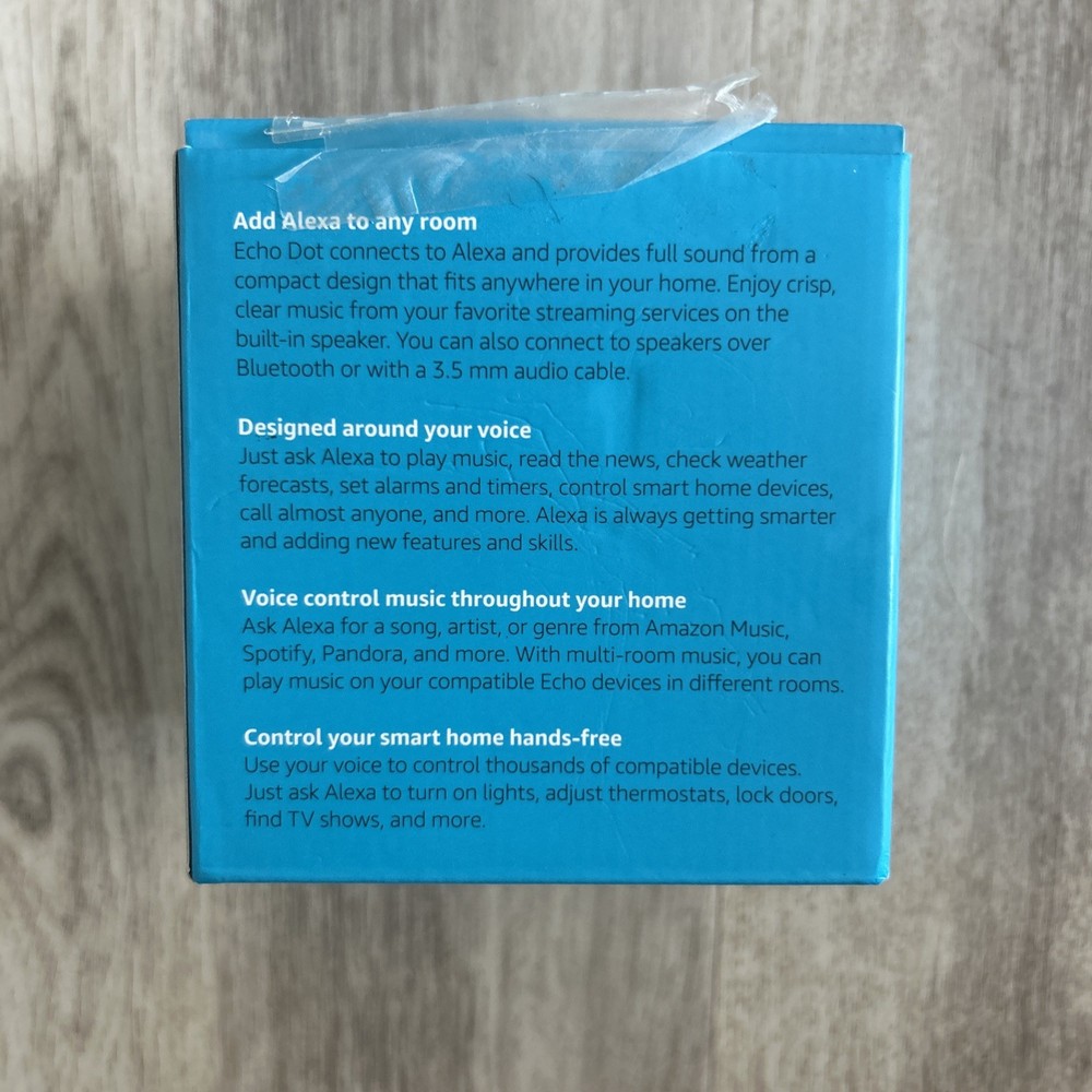 Amazon Echo Dot (3rd Generation) Smart Speaker - Charcoal