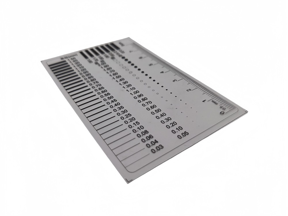 10PCS High-Precision Transparent Crack Width Ruler