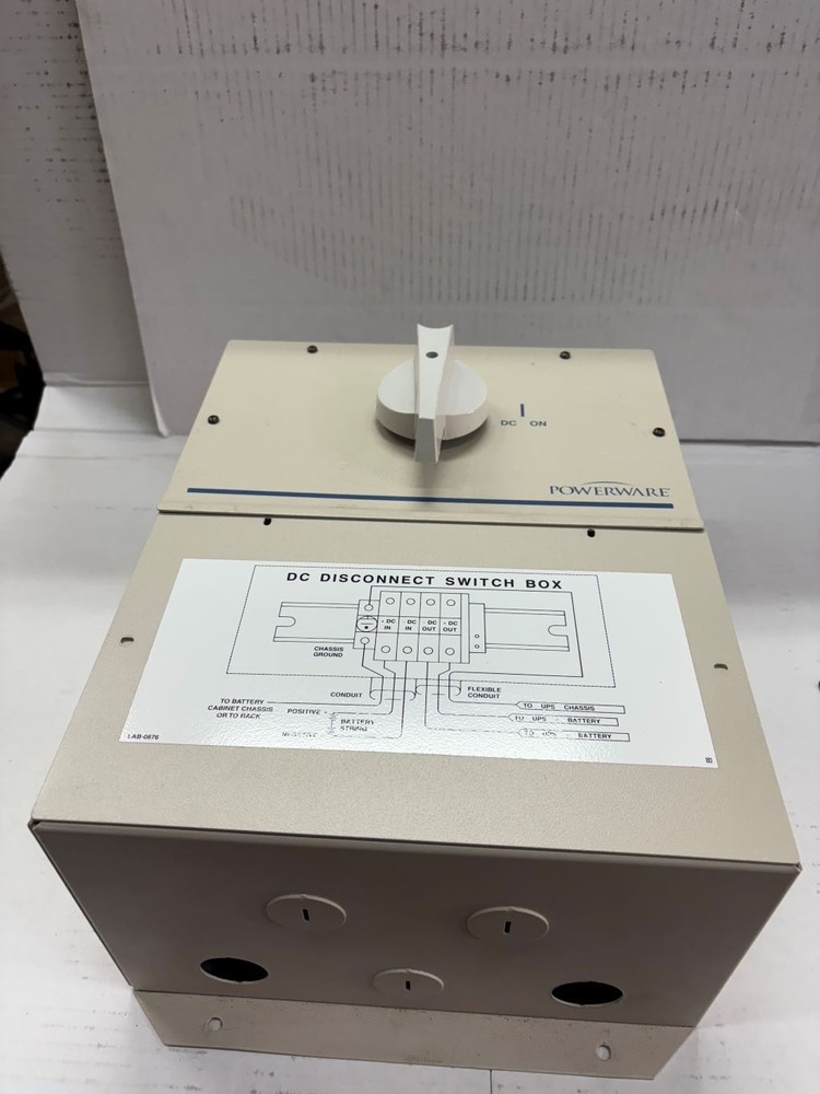 Powerware DC DISCONNECT SWITCH BOX - 150VDC
