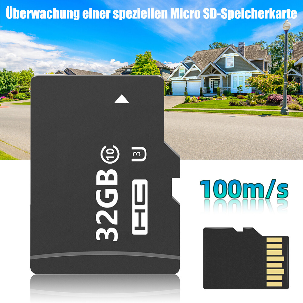 32G Memory SD Card HC Flash Card for Solar Security Camera