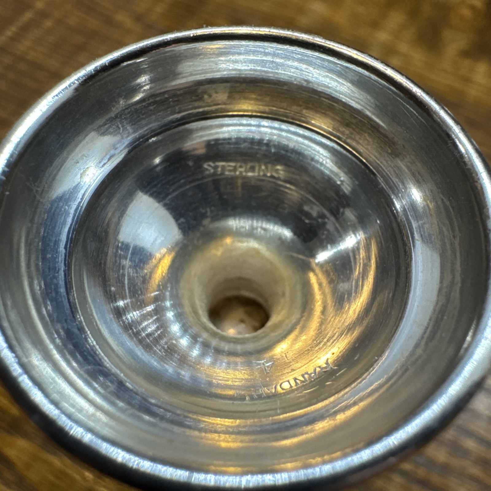 8-RANDAHL 187 Grams Not Weighed Pure Sterling Silver 3" Cordials Use/scrap