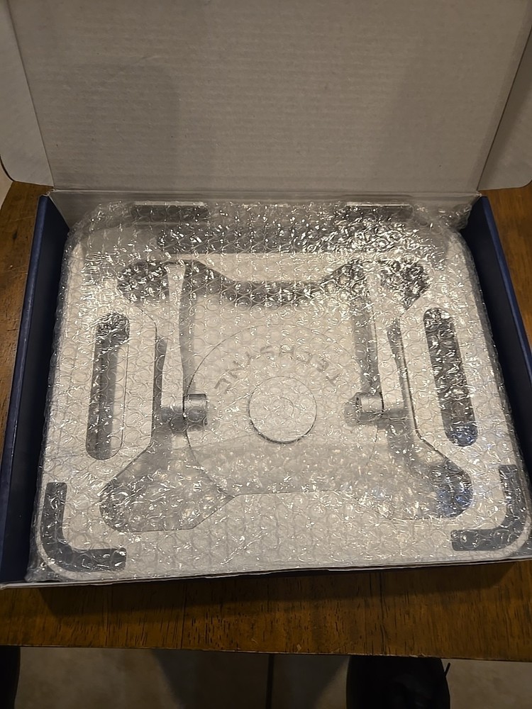 Laptop Stand with 360° Rotating Base, Ergonomic Adjustable Notebook Stand,