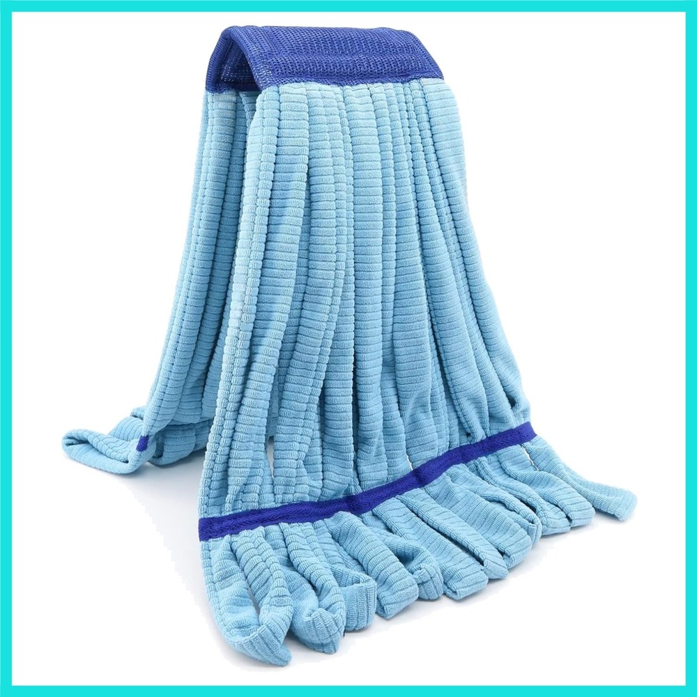 Mop Head Replacement, 16 oz Loop End Commercial String Mop Head with 6 Inch H...