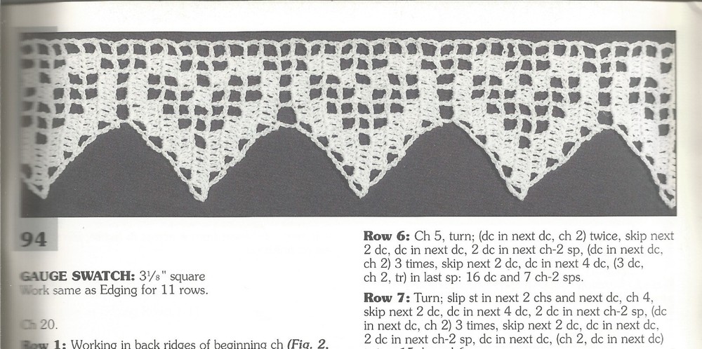 99 Edgings Crochet Patterns Leisure Arts P25