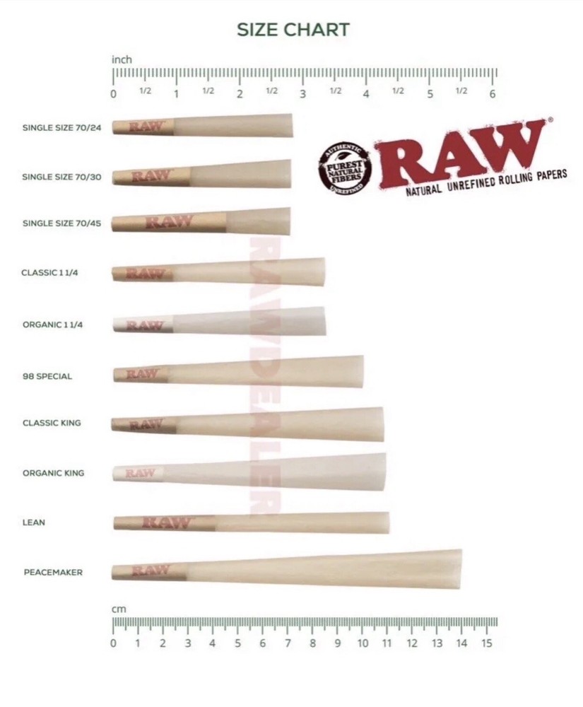 RAW Classic PEACEMAKER Size Pre-Rolled Cone +Raw Torch Phoenix Extendo Lighter