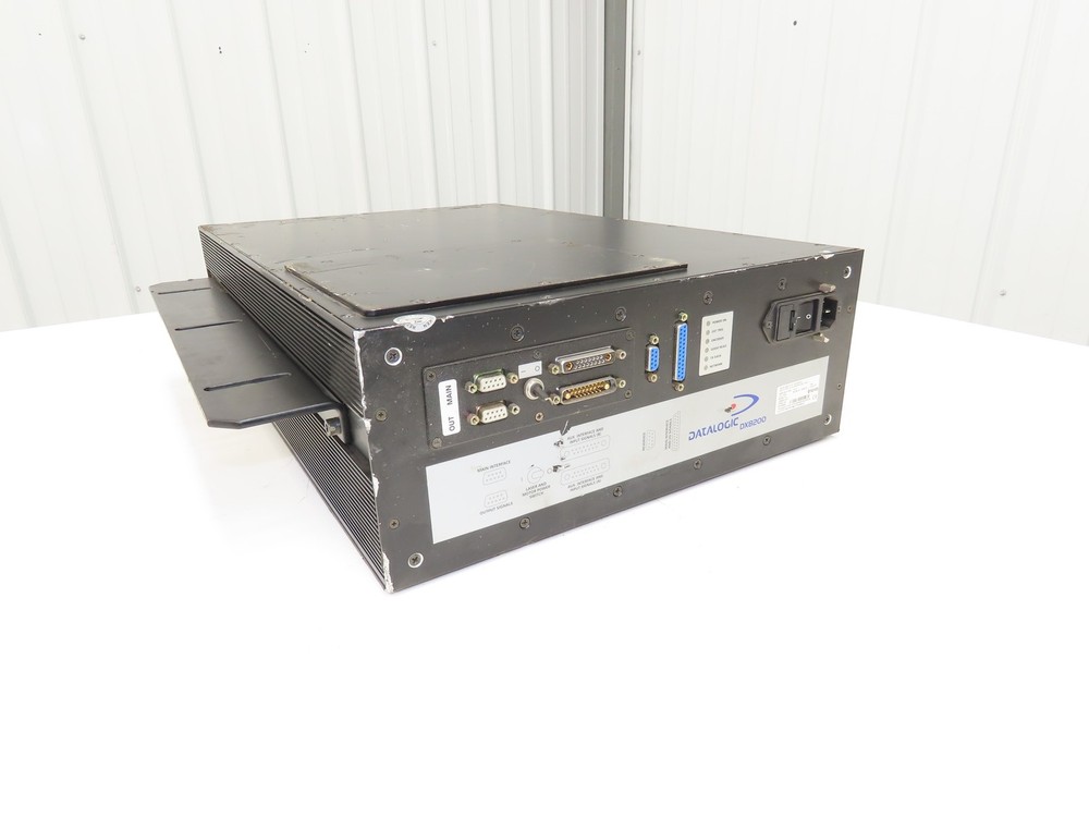 Datalogic DX8200-3100 Laser Barcode Scanner X-Pattern 85-264VAC 50/60Hz
