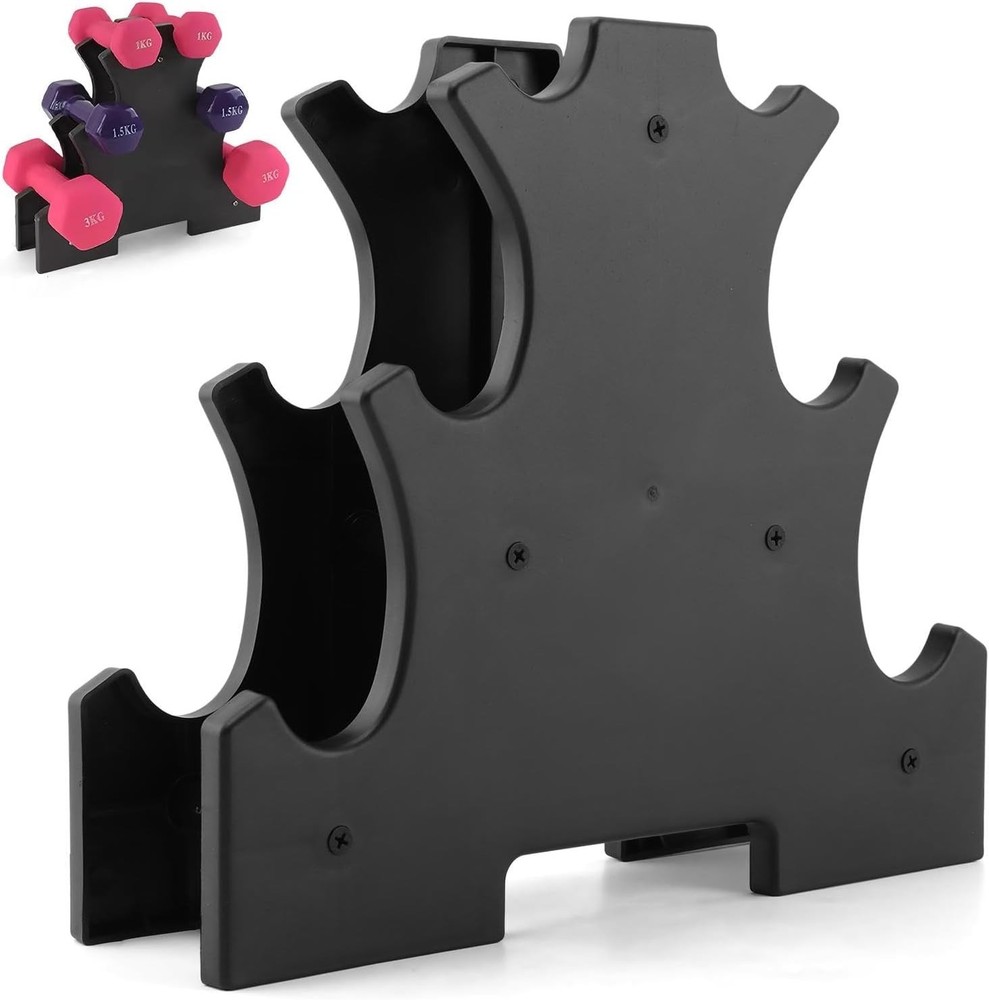 Dumbbell Rack Stand Only, A-Frame Dumbbell Storage Rack with Handle, Tree Shape