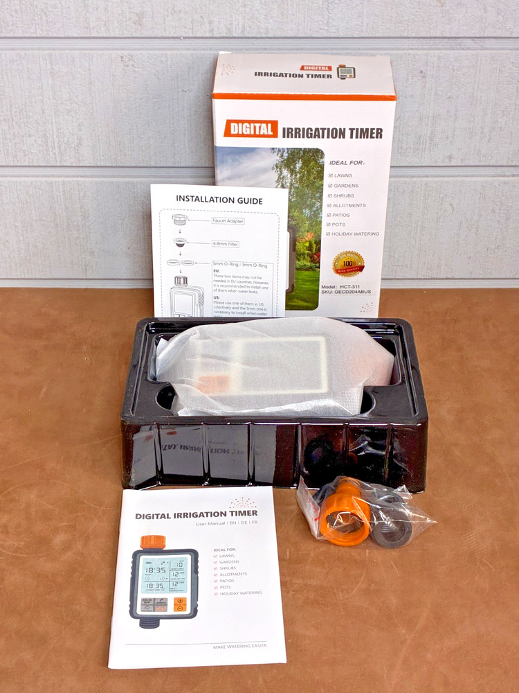 Digital Irrigation Timer Model HCT-311 ~ Easy to Install ~ Fully Adjustable NIB