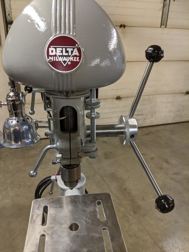 DELTA "DP220" DRILL PRESS - THREE SPOKE HUB AND HANDLE CONVERSION