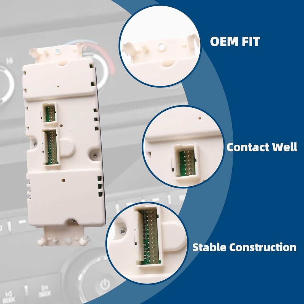 599-211XD A/C Heater Climate Control Module Panel Switch For Chevy GMC Silverado