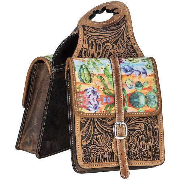 Tough-1 Cactus Leather Horn Bag