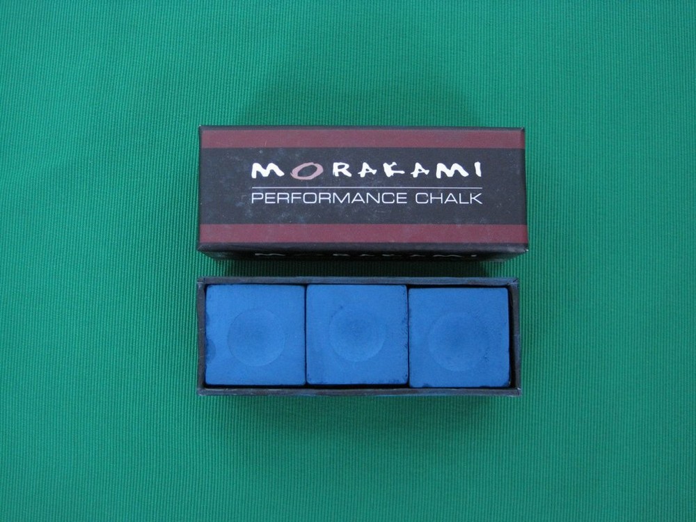 MORAKAMI BLUE PERFORMANCE BILLIARD CHALK