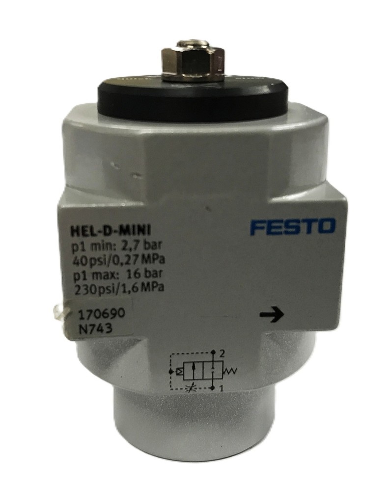 Festo Hel-D-Mini Start Valve 170690 NOS