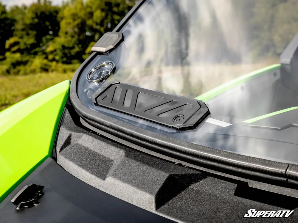 SuperATV Vented Front Windshield Kawasaki Teryx H2 4 / 5 2026+ Clear