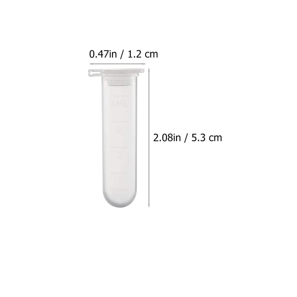 50PCS 5ML Scientific Tube Test