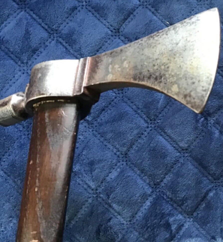 Old NATIVE AMERICAN AUTHENTIC Early ANTIQUE TOMAHAWK Pipe Head Un-Drilled Handle