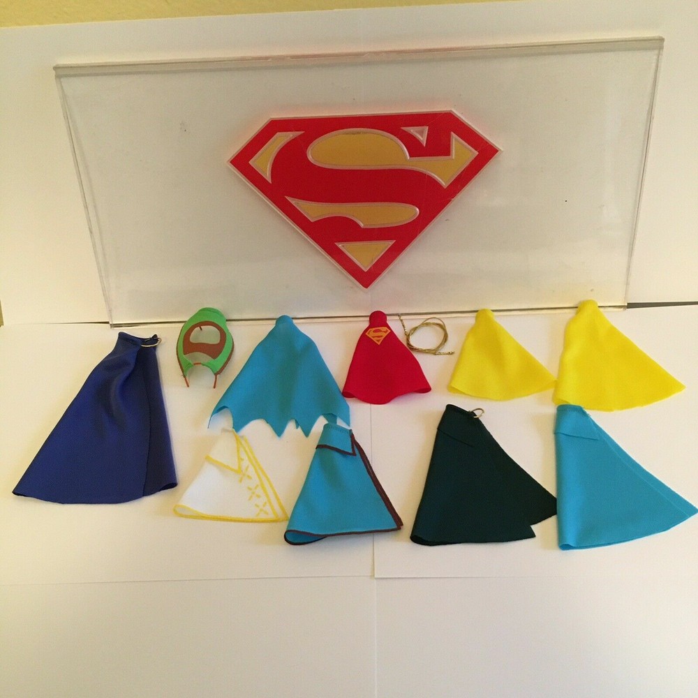 Custom Kenner Super Powers Capes Batman Superman Robin Shazam Fate Martian Lasso