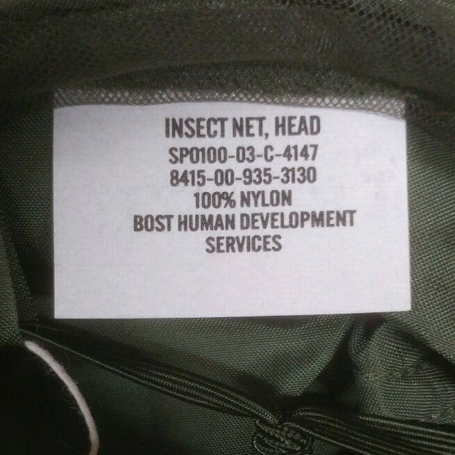 USGI Insect Head Net (OD) NEW