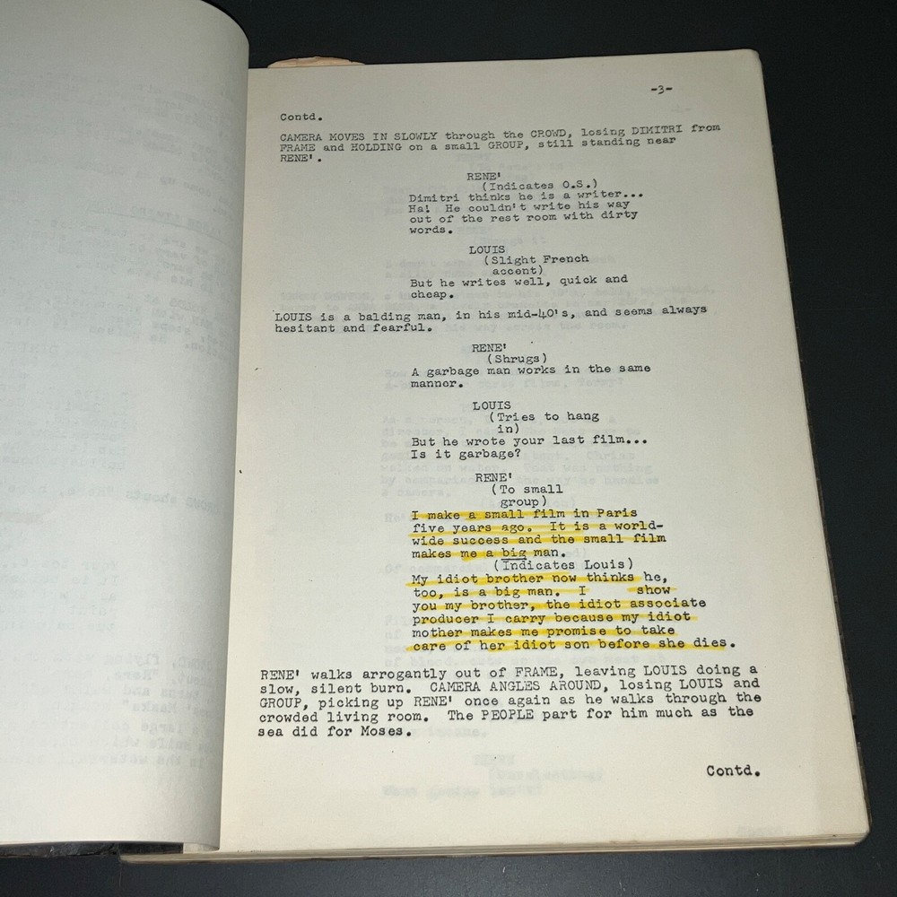 SEVENTH VICTIM (c1970s) Unmade Action-Exploitation w/Casting Notes + COA!