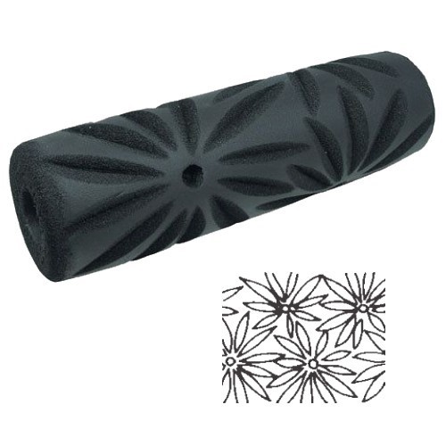 Kraft Tool Drywall Texture Roller Poinsettia Pattern