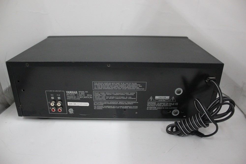 Yamaha K-902 Stereo Double Cassette Deck Tape Player