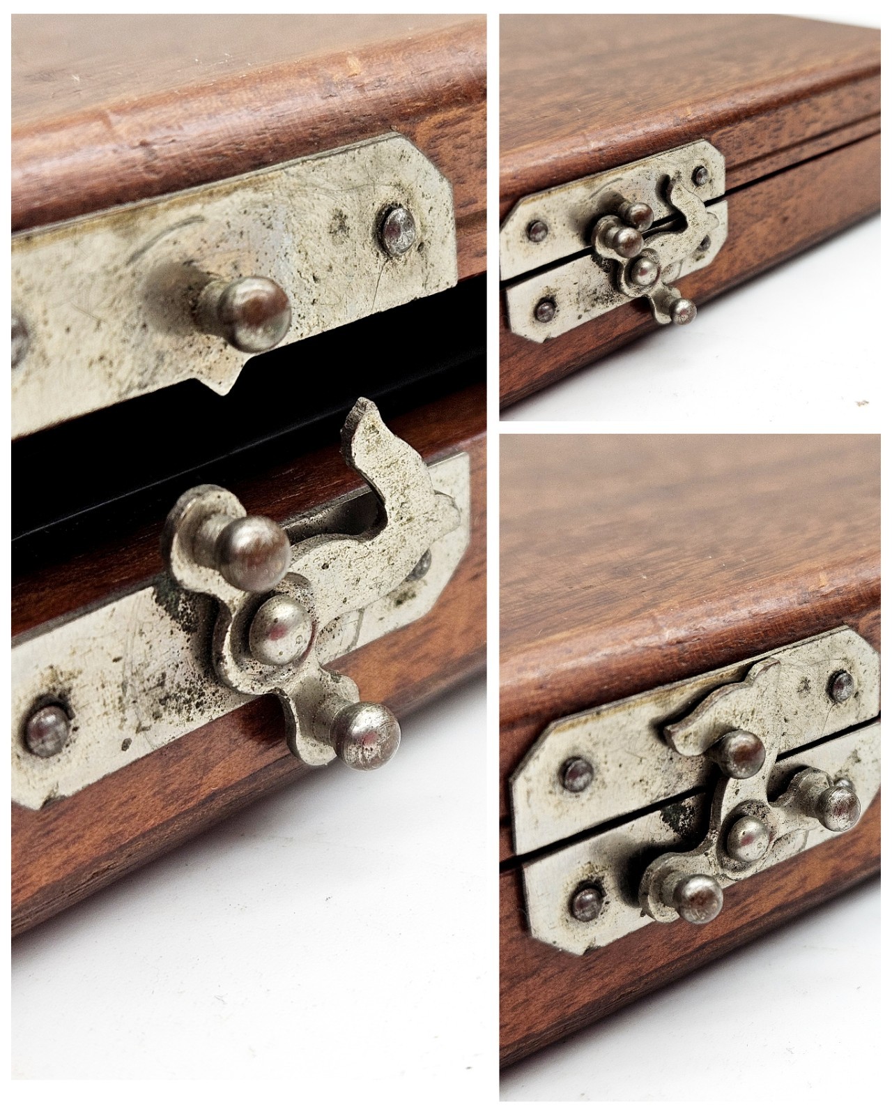 Antique Medical Eye Surgical Instruments J. Durbin Surgical Optometry Wood Rare