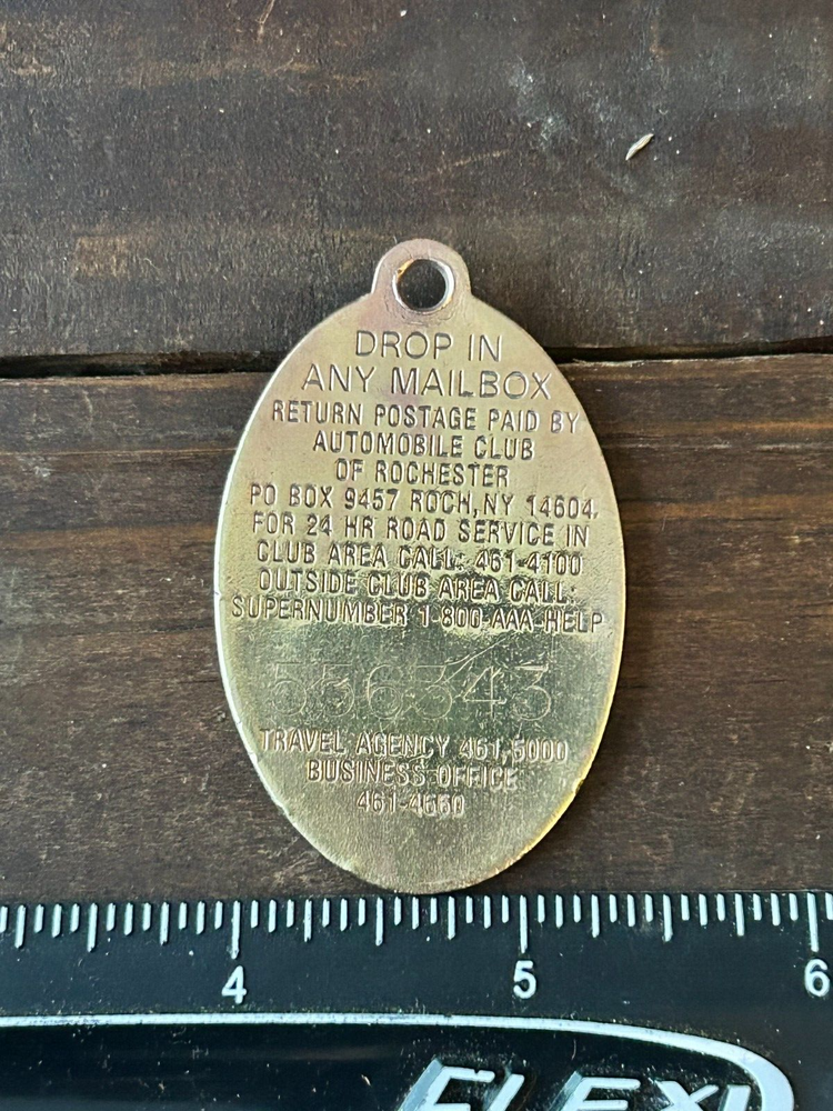 Vintage Triple A Plus Keychain Tag