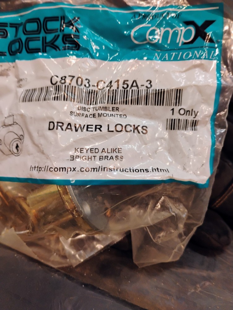 CompX drawer lock