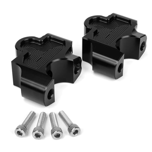 Motorcycle Handlebar Risers, CNC Handle Bar Risers Mount Clamp Adaptor