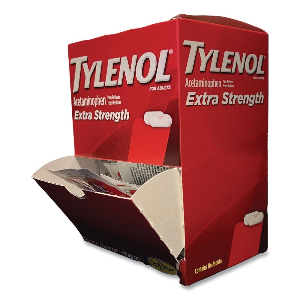 Tylenol 64478 Extra Strength Caplets (30/Box) New