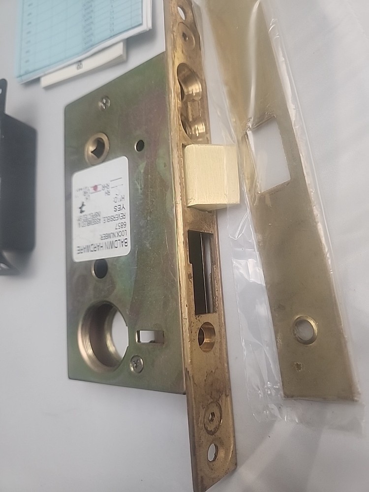 Baldwin 6857.031 LRDT MORTISE LEFT REVERSE 031 NO STRIKE