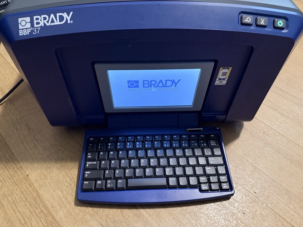 Brady BBP37 Thermal Label Printer with Power Cable