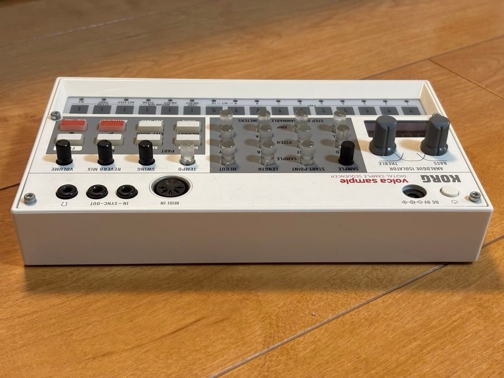KORG volca sample Digital Sampler Compact Step Sequencer With Box Cable Manual
