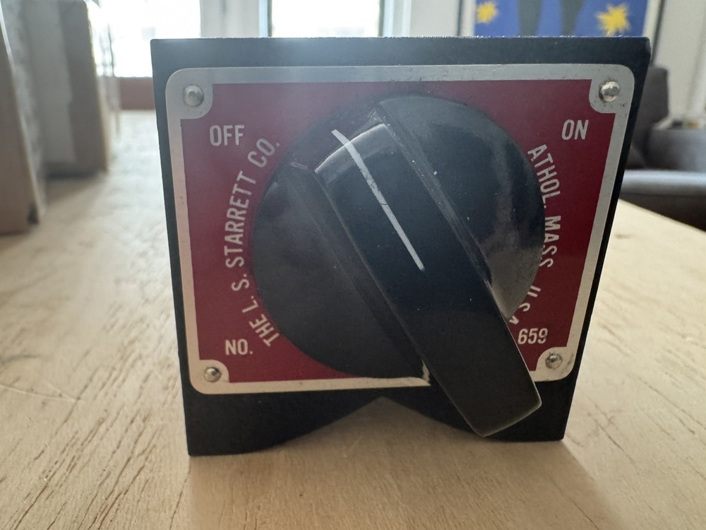 Starrett 659P Large Magnetic Base, NEW