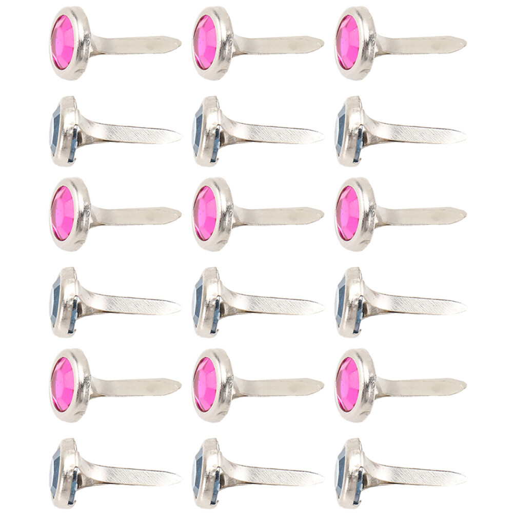 100 Pcs Multicolor Paper Fasteners Brads for Crafts Making Braslets