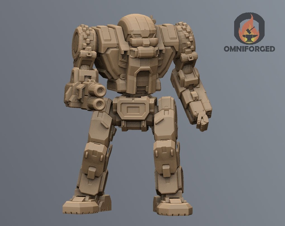 Man O' War Mini Gargoyle Prime MWO Mech Miniature Compatible with Battletech