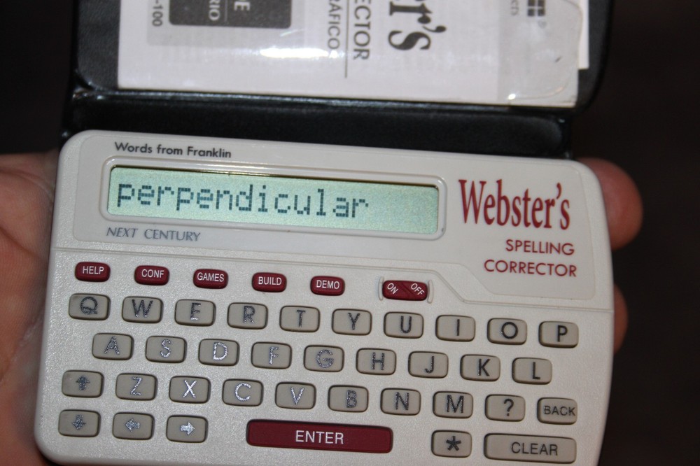 Franklin Webster's Spelling Corrector Model NCS-100 with case & Instructions