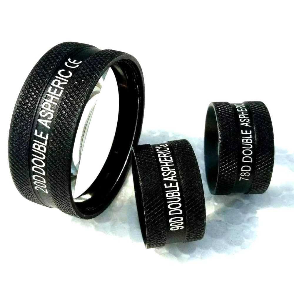 Best Offer 20D 90D & 78D Double Aspheric Lens Combo Ophthalmology & Optometry