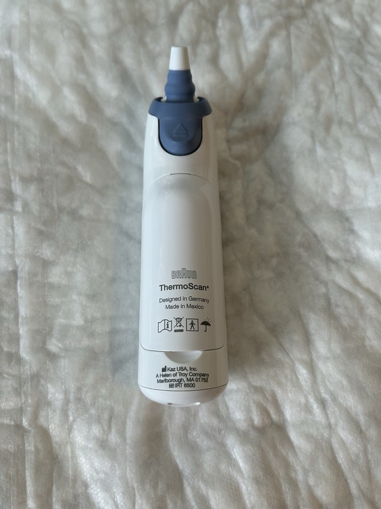 Braun ThermoScan 5 ExactTemp (IRT6500US) Digital Thermometer White EUC