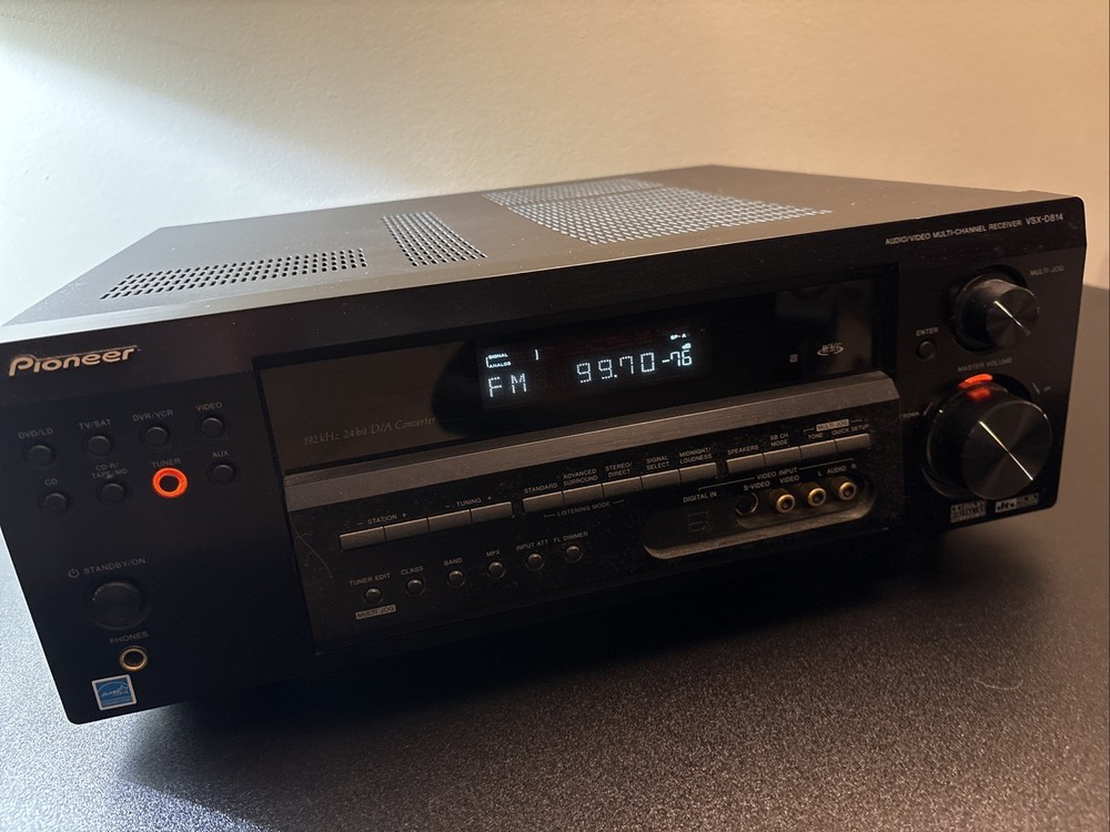 Pioneer VSX-D814 Receiver Bundle With Remote Control - Tested Working