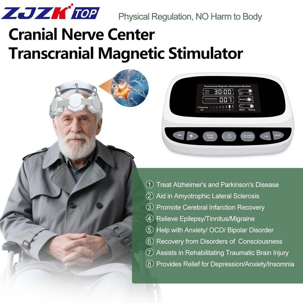 rTMS Transcranial Magnetic Stimulation Physiotherapy for Depression PTSD Stroke