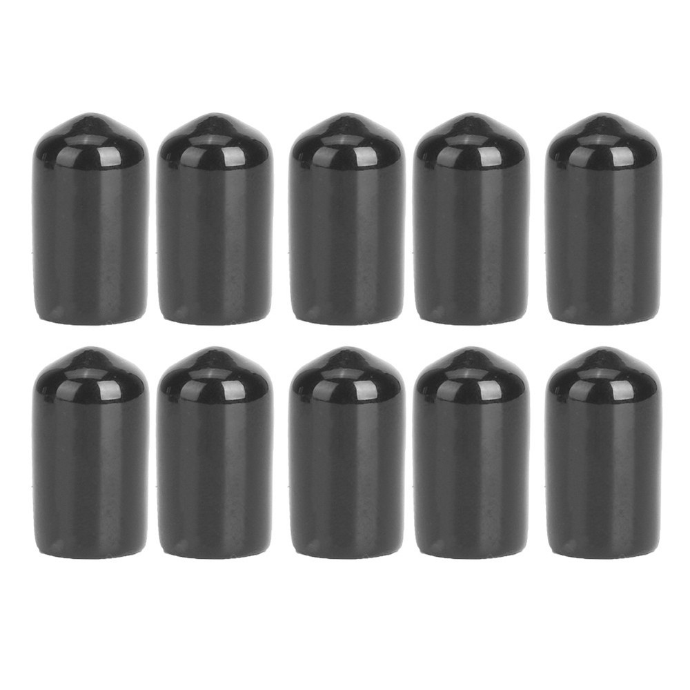 10PCS Rubber Billiard Pool Cue Tip Protector Small Head Club Protective Stick