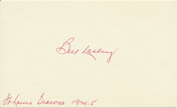 Bill LASLEY / Signature Signed