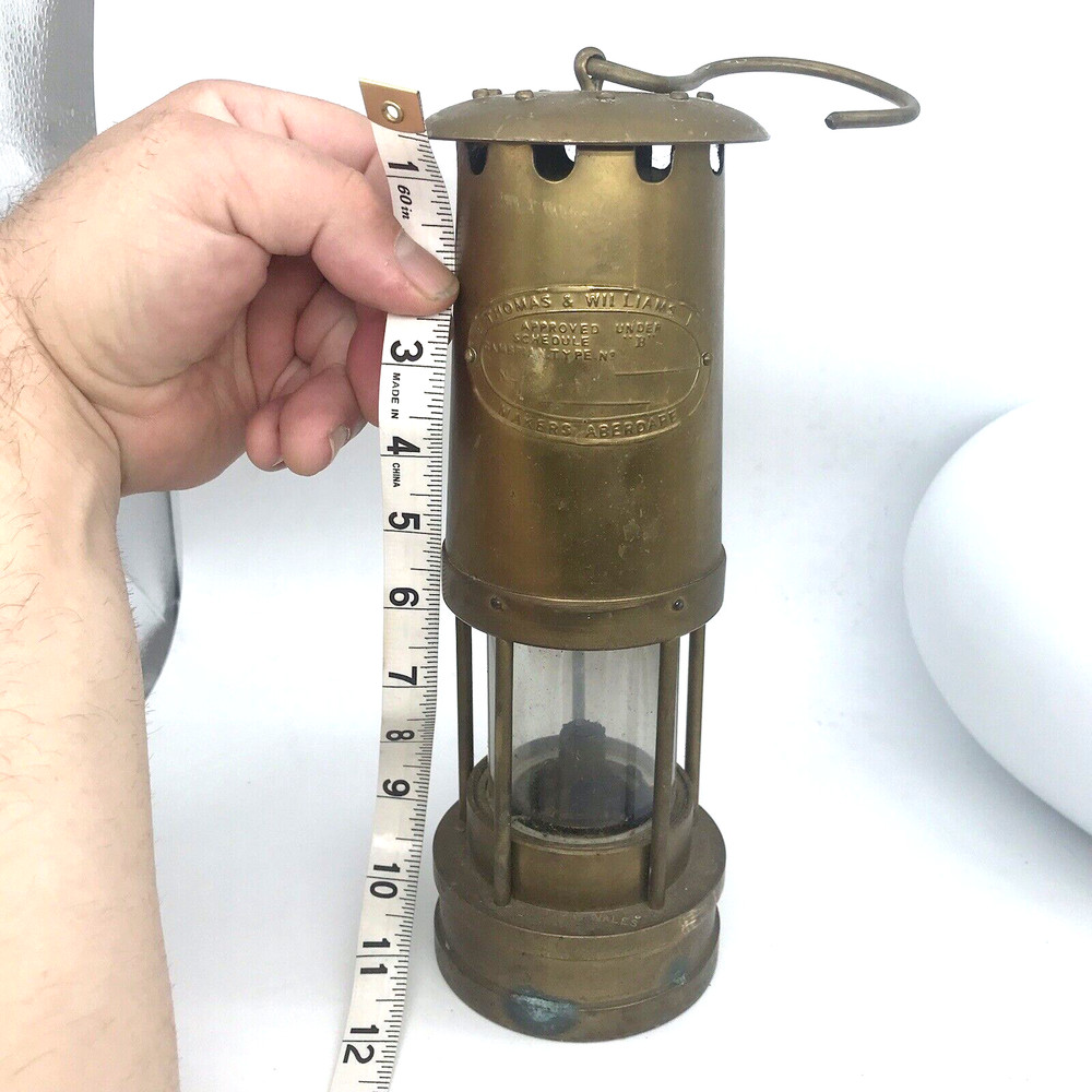 Miners Davy Yacht Lamp Solid Brass E Thomas & Williams Ltd Cambrian