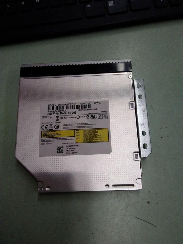 DVD Writer Model SN-208BB-DEFHF