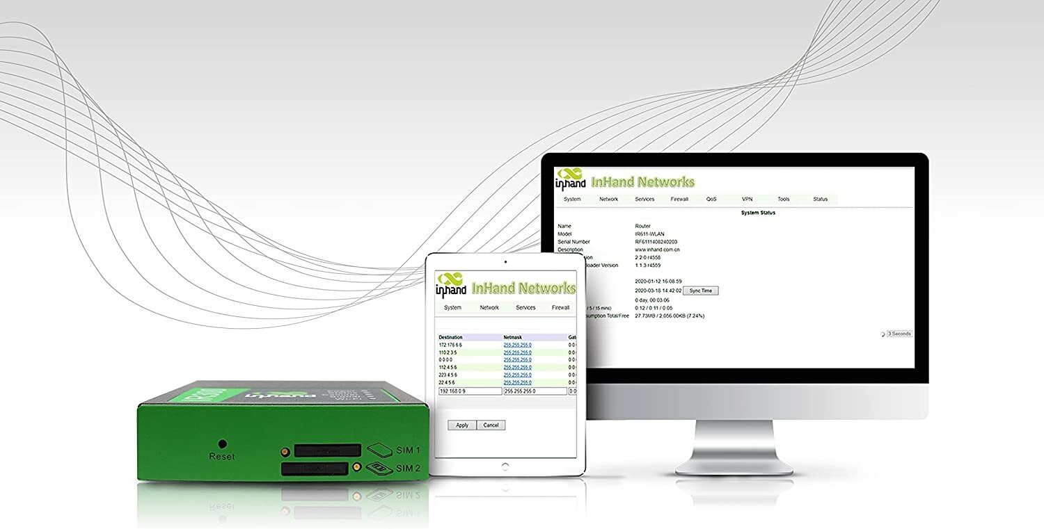 InHand IR302 Industrial LTE 4G VPN Cellular Router Cat4 IO Port Sim Unlocked