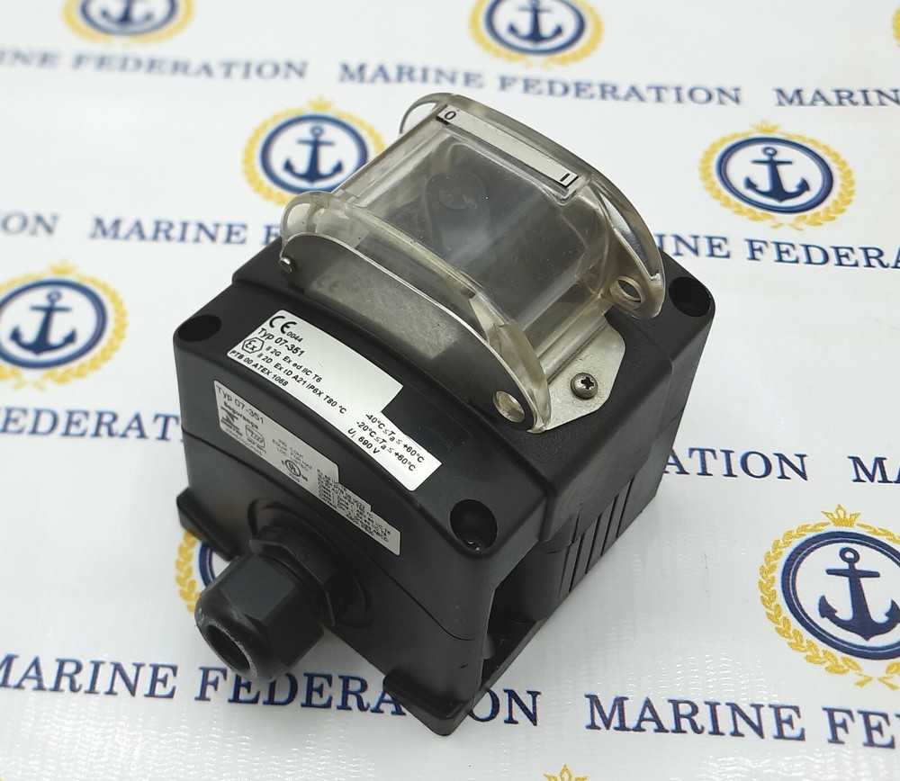 Inmetro Bartec 07-351 07-3511-10S92 2 Position Selector Latching Control Switch